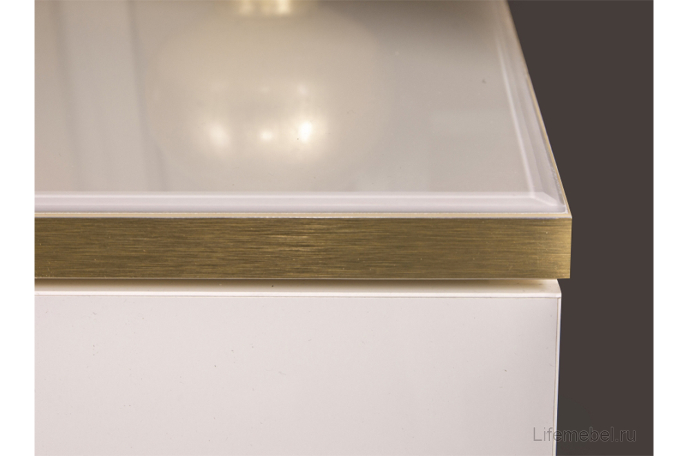 Прикроватная тумба Rimini слоновая кость / золото