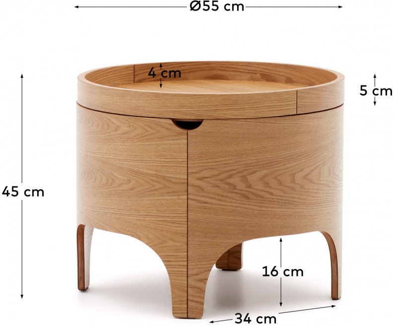 Прикроватная тумба Octavia натуральный