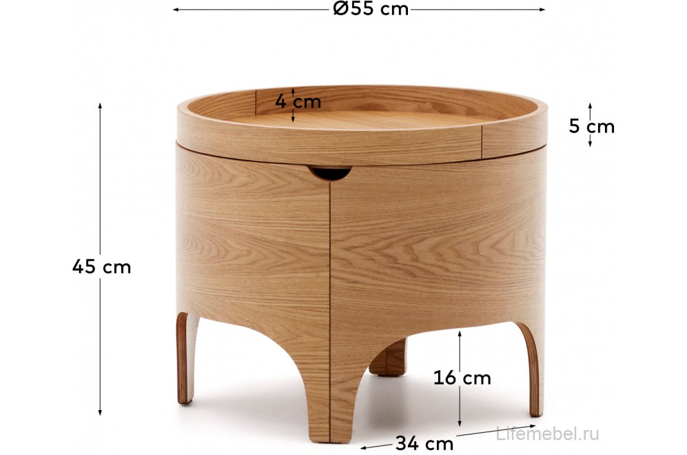 Прикроватная тумба Octavia натуральный