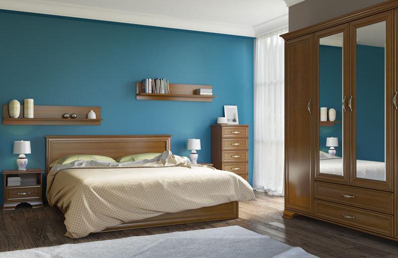 Спальня Tiffany каштан (комплектация 2)