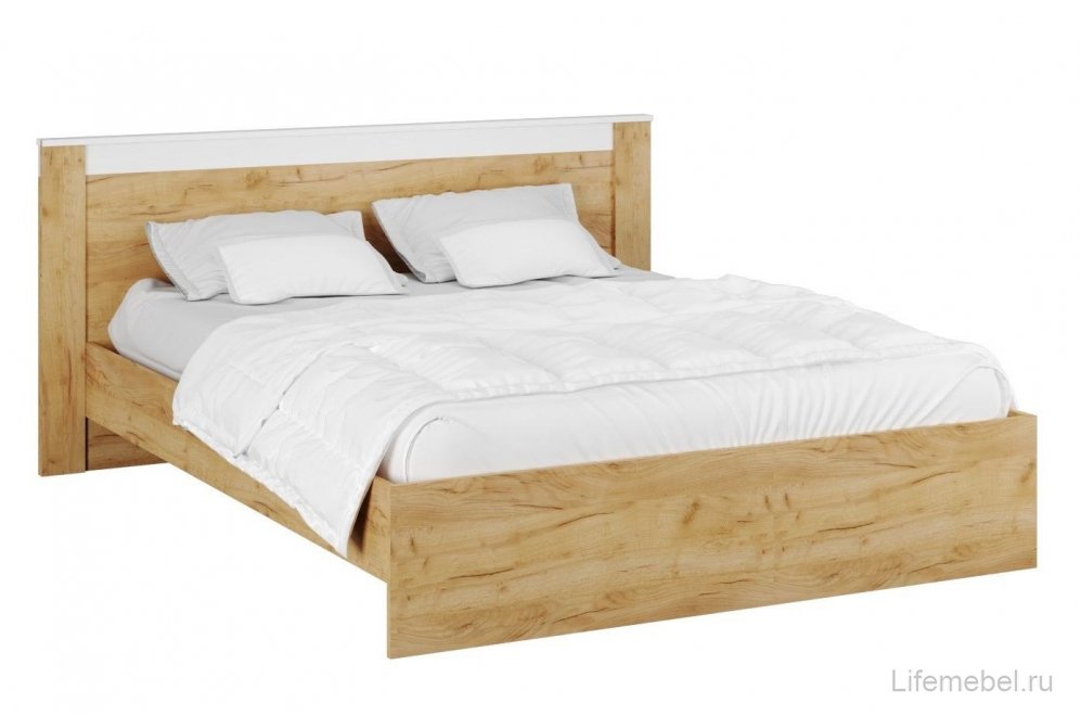 Спальный гарнитур Адель белый / дуб крафт