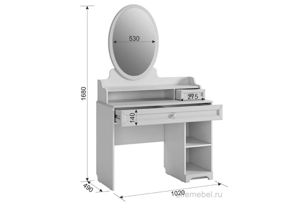 Спальный гарнитур Белла белый/ джелато софт (комплектация 2)