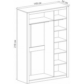 Спальный гарнитур Даллас комплектация 2