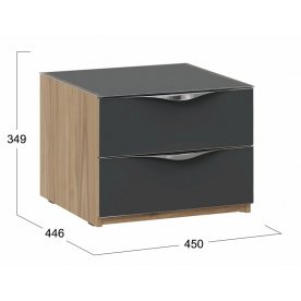 Спальный гарнитур Глосс комплектация 7