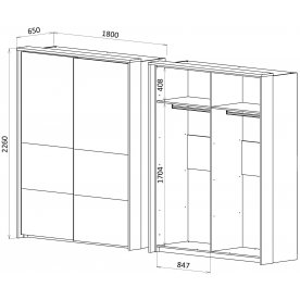 Спальный гарнитур Кения комплектация 1