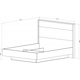 Спальный гарнитур Кения комплектация 3