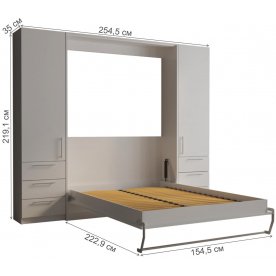 Спальный гарнитур SMART 140х200 с ПМ комплектация 3