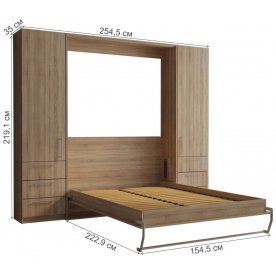 Спальный гарнитур SMART 140х200 с ПМ комплектация 2