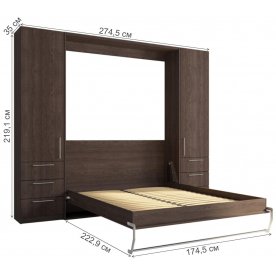 Спальный гарнитур SMART 160х200 с ПМ комплектация 4