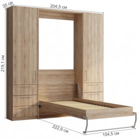 Спальный гарнитур SMART 90х200 с ПМ комплектация 1