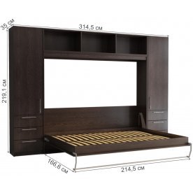 Спальный гарнитур STRADA 140х200 с ПМ комплектация 9