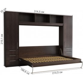 Спальный гарнитур STRADA 160х200 с ПМ комплектация 12