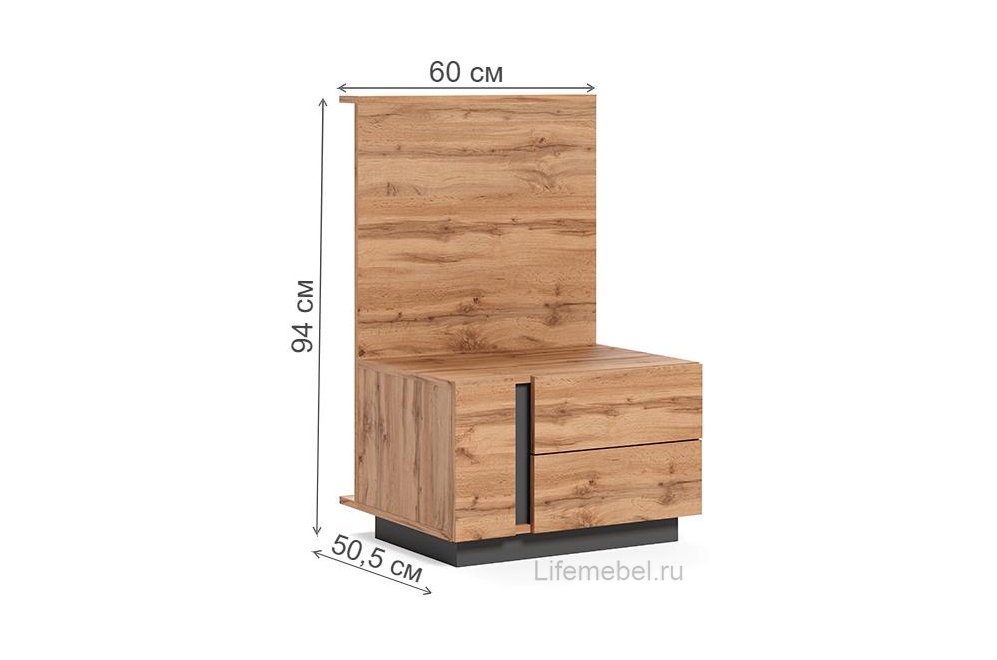 Спальный гарнитур Тахо дуб вотан / графит