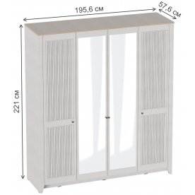 Спальный гарнитур Валенсия комплектация 1