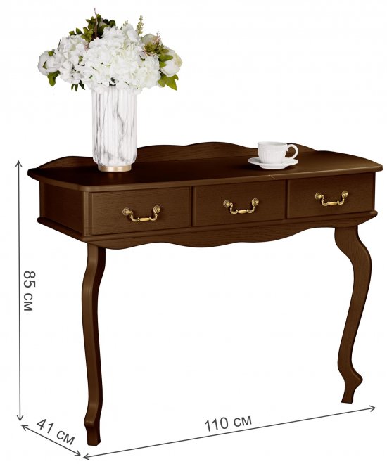 Консоль Берже 6 темно-коричневая