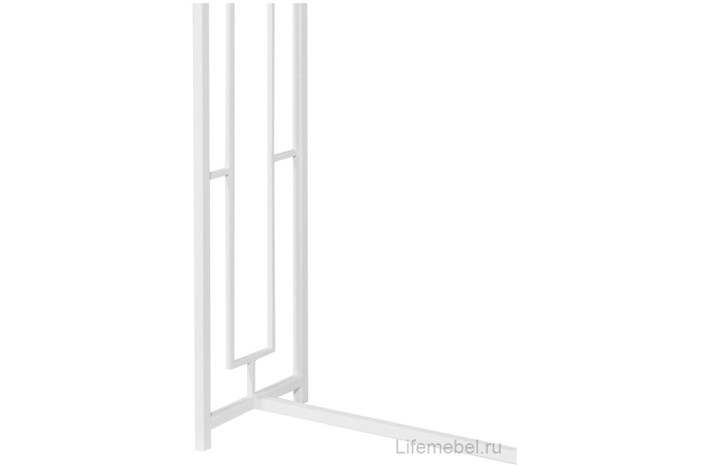 Консольный столик Akur Loft London 1200 белый / матовое стекло