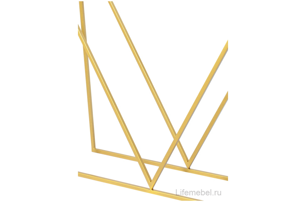 Консольный столик Akur Loft Madrid 1200 золото / прозрачное стекло