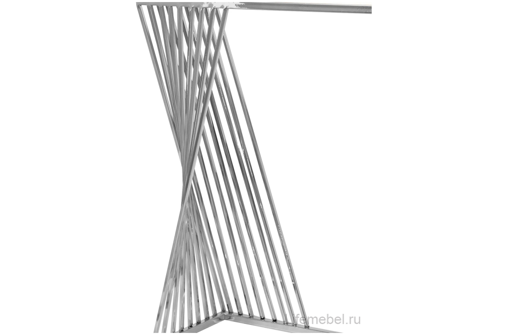 Консольный столик Akur Loft Rome 1200 хром / тонированное стекло