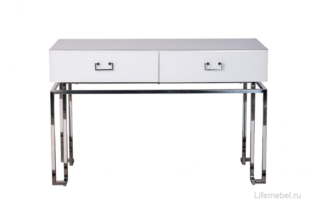 Консольный столик KFG070-NI белая / хром