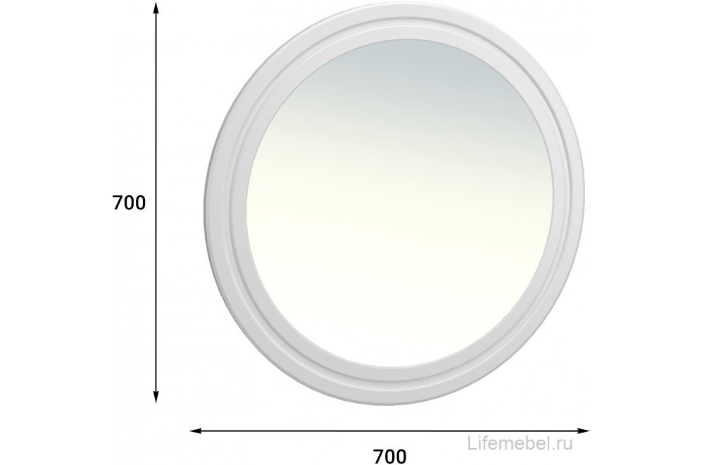 Подвесной столик АС-69-МБ-42 белое дерево