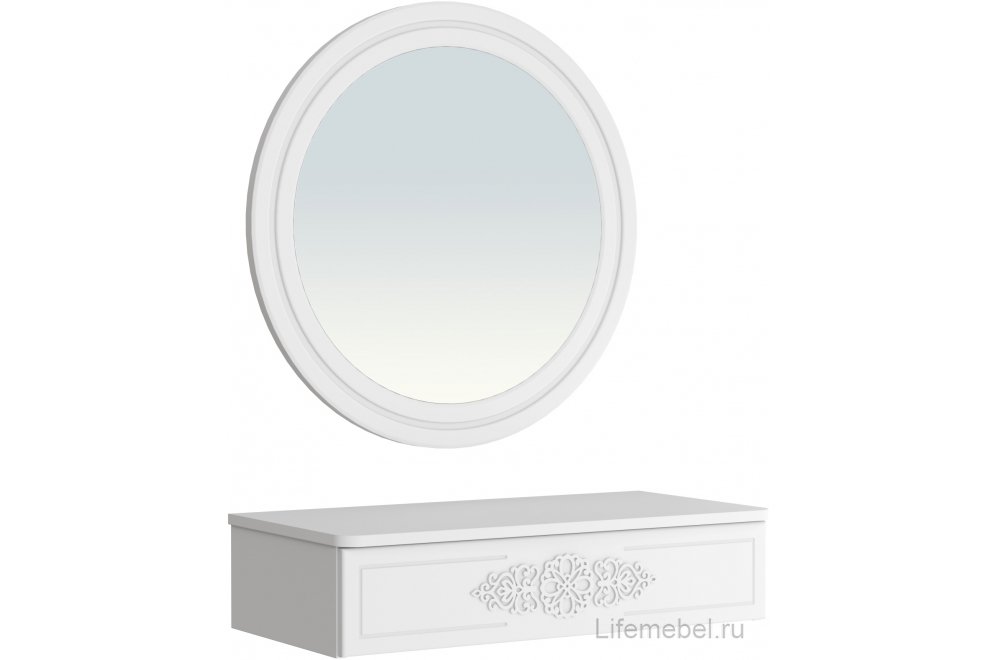 Подвесной столик Ассоль АС-69 белое дерево