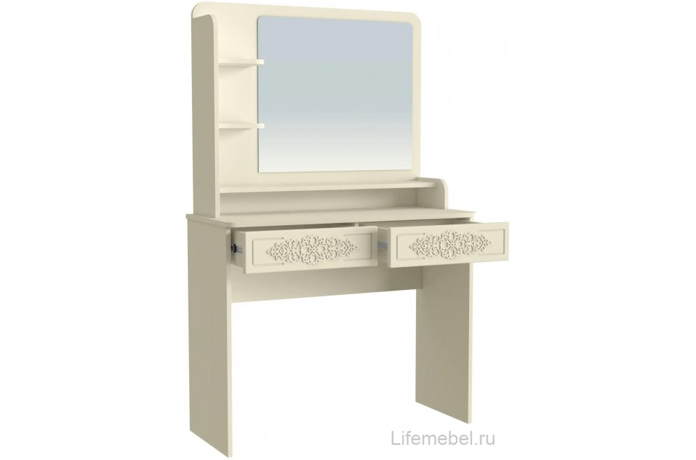 Туалетный столик Ассоль Лайт ТСН-2 ваниль