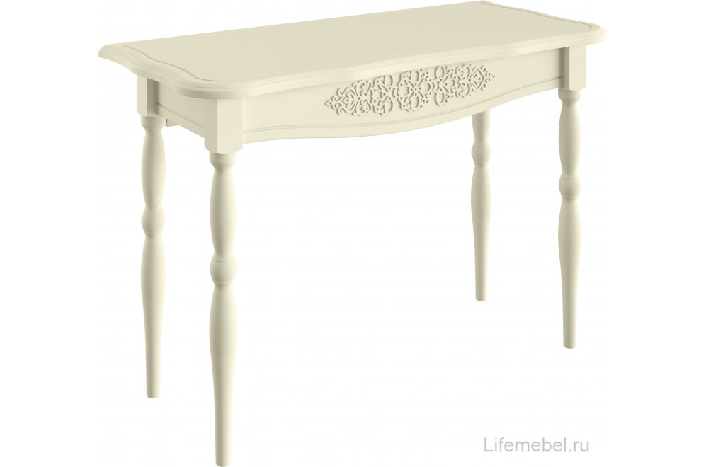 Туалетный столик Ассоль плюс АС-3638 ваниль с зеркалом