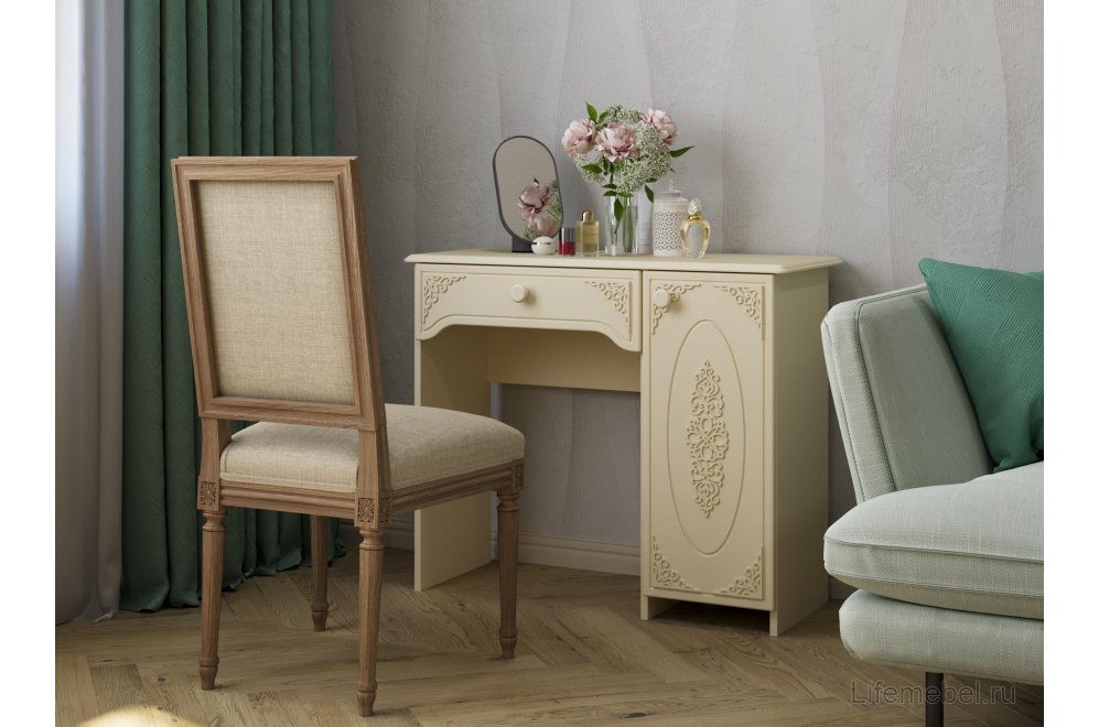 Туалетный столик Ассоль ТСН-6 ваниль