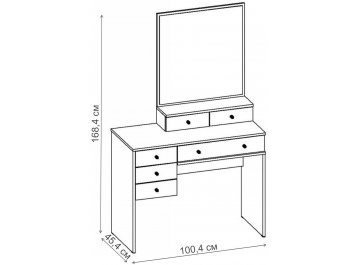 Туалетный столик Астра