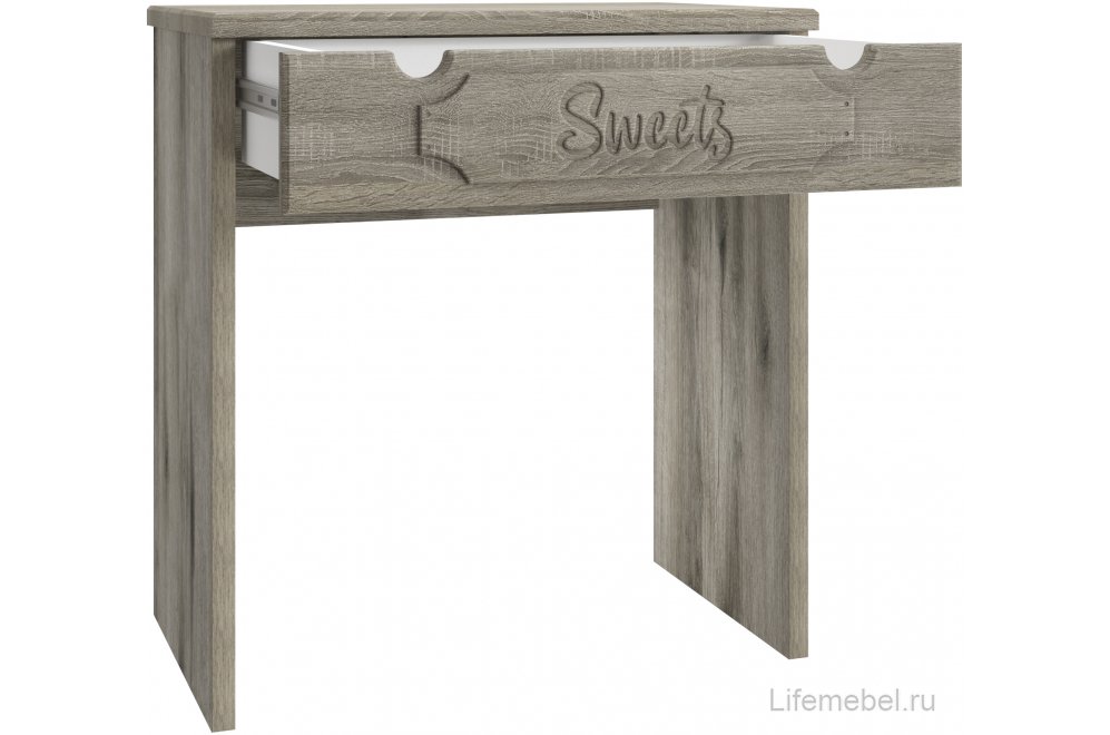 Туалетный столик ДримСтар ДС-1 дуб эвок / дуб сонома темный