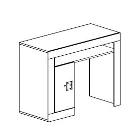Туалетный столик Флора 823