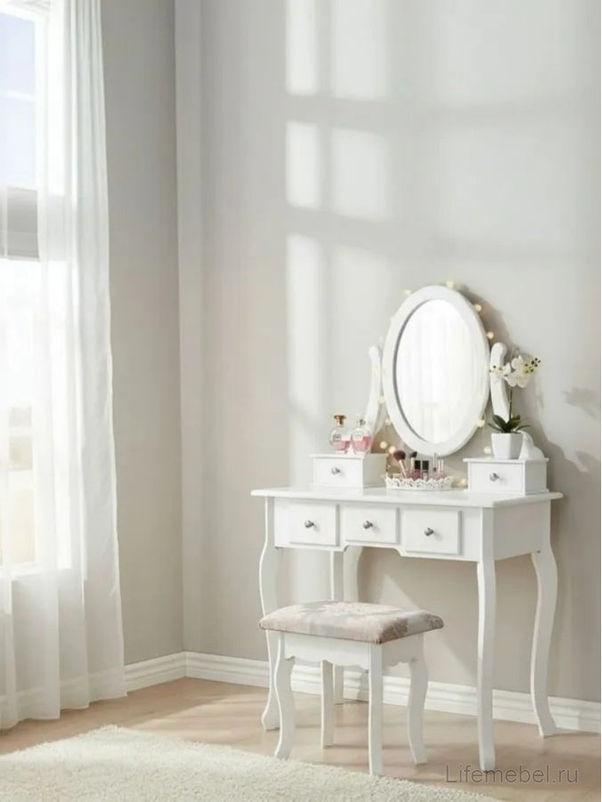 Туалетный столик SARA белый