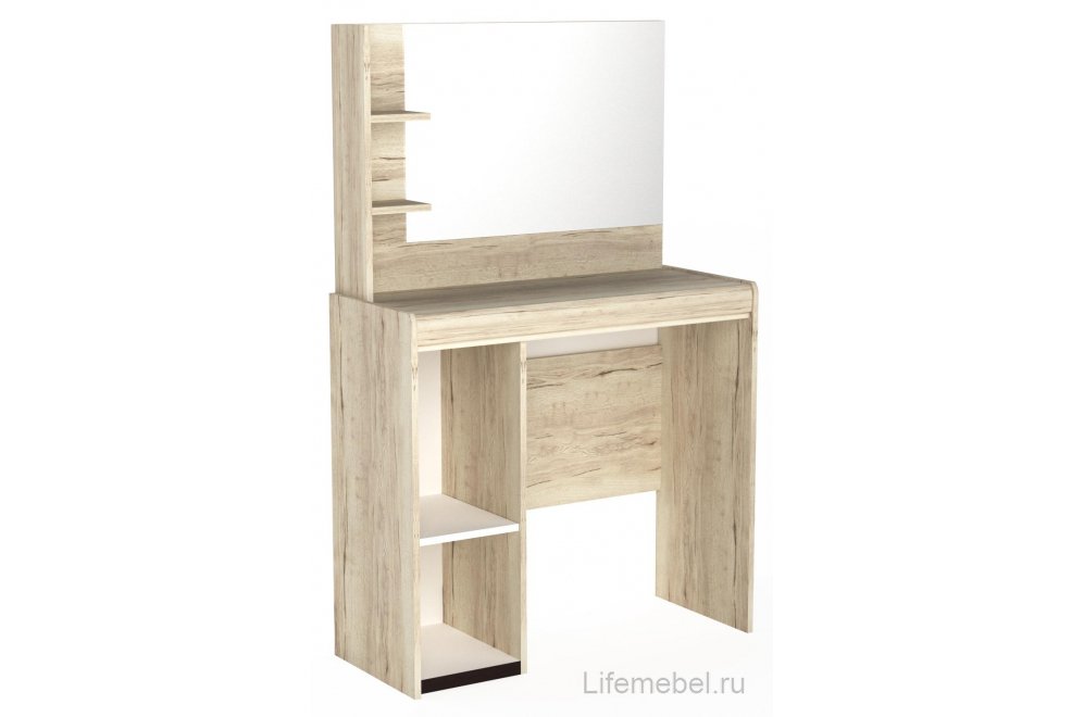 Туалетный столик Мале дуб галифакс белый