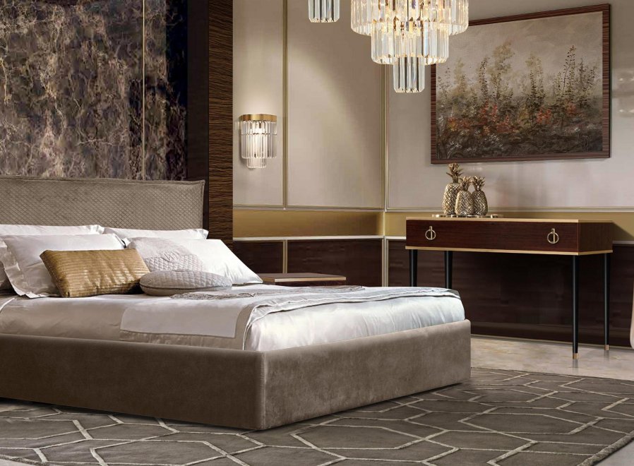 Туалетный столик Rimini РМСТ-1 орех орегон / золото