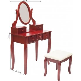 Туалетный столик NY-V3023 с пуфом