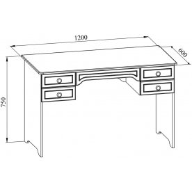 Туалетный столик Соня Премиум СО-22К