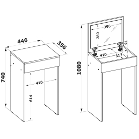 Туалетный столик СП-21