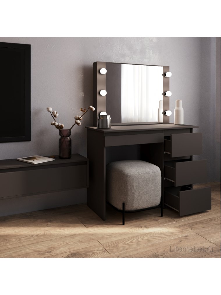 Туалетный столик Сура графит