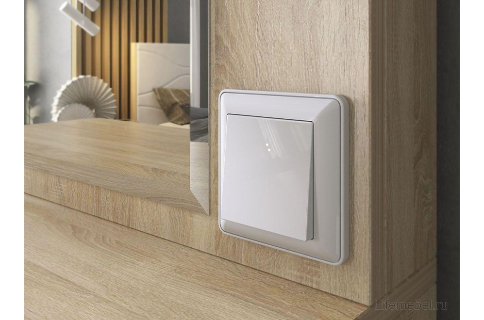 Туалетный столик / Трюмо Зара SMZ-03.1623 дуб сонома / белый