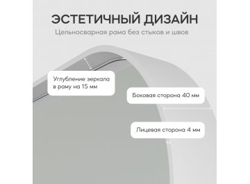 Настенное зеркало Kuvino