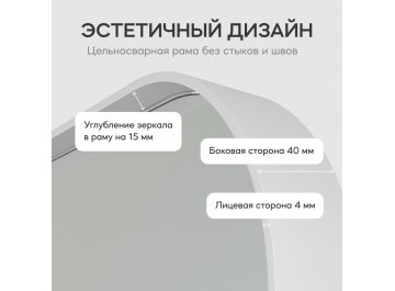 Настенное зеркало Kuvino