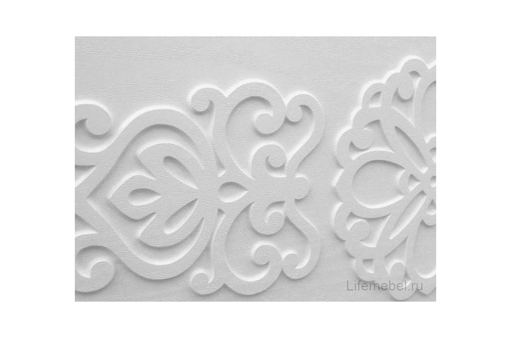 Зеркало Ассоль АС-8 белое дерево