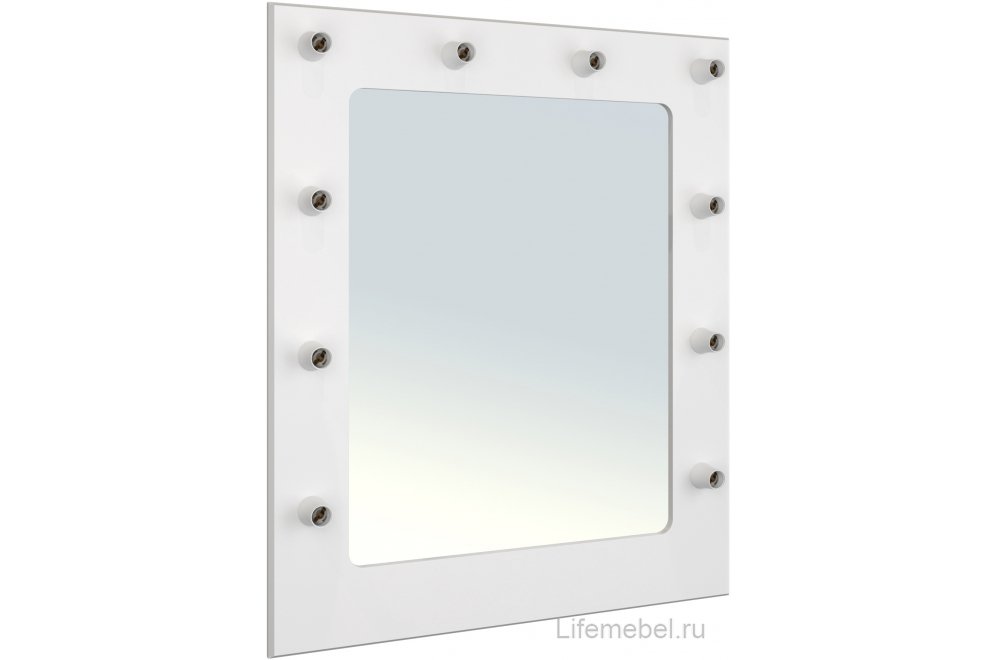 Зеркало ДримСтар ДС-40 белое дерево