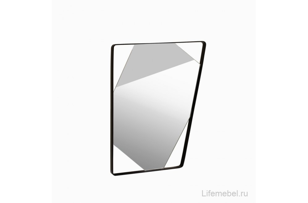 Зеркало Grand 64x19 черный