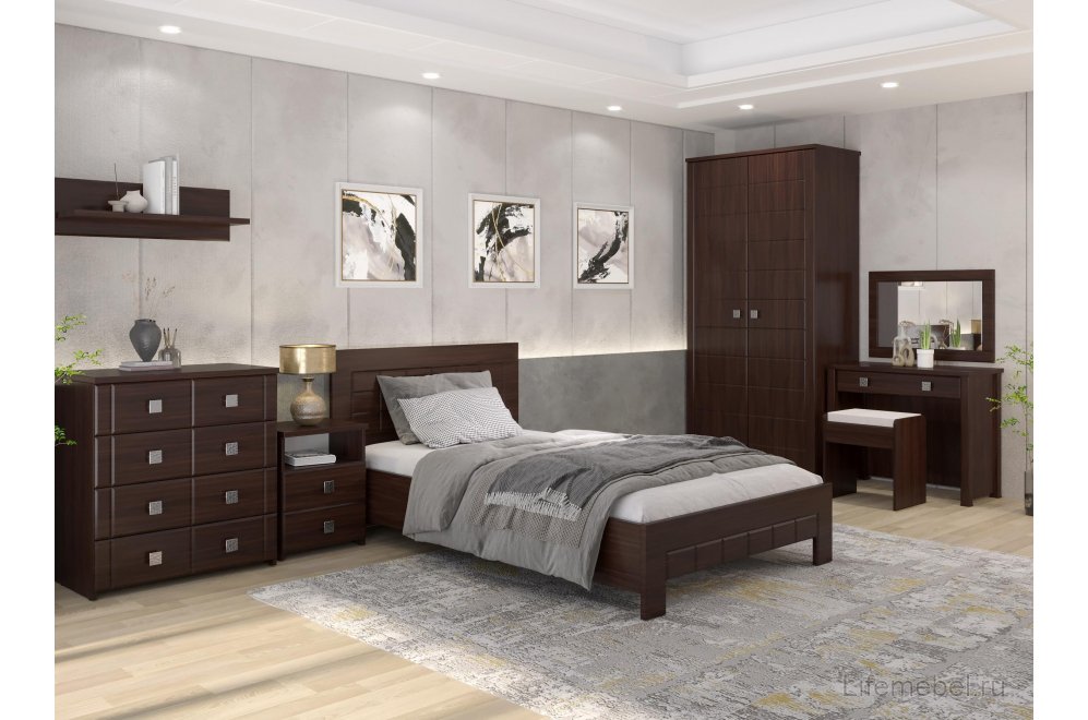 Зеркало Изабель ИЗ-90 орех темный