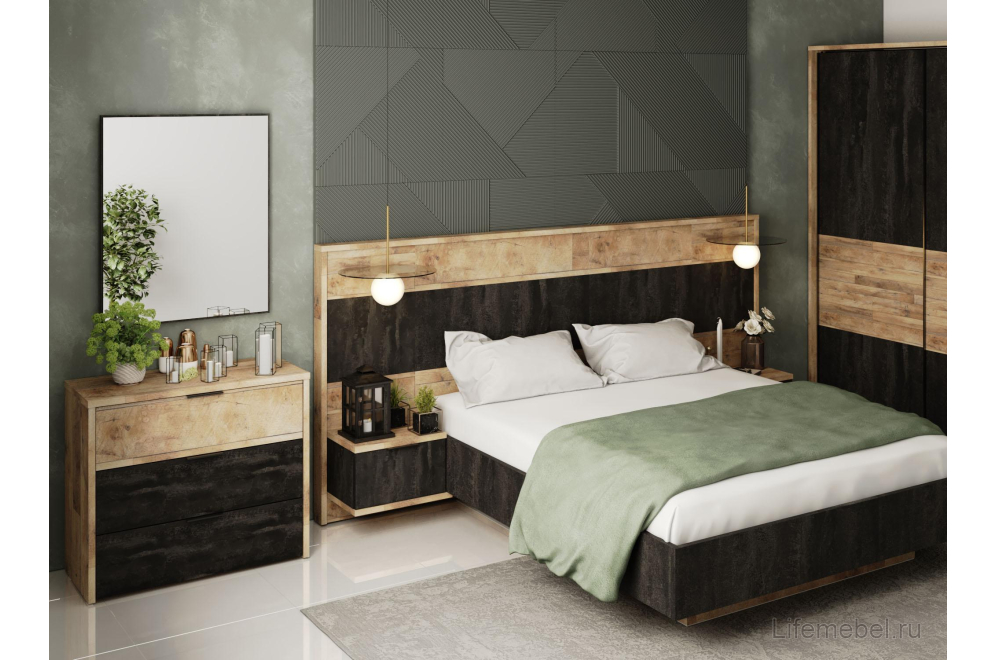 Зеркало Кения 5010.М1 угольный камень