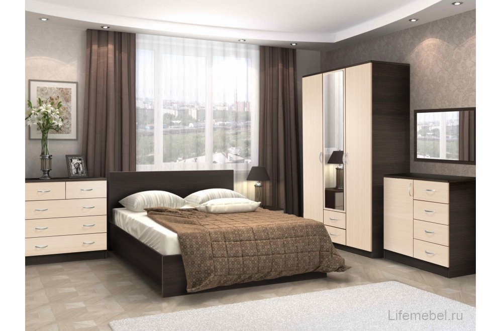 Зеркало Кэт — 7 венге