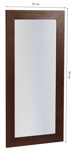 Зеркало навесное Берже 24-90 темно-коричневое