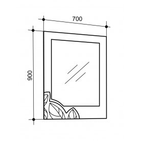 Зеркало Оливия 