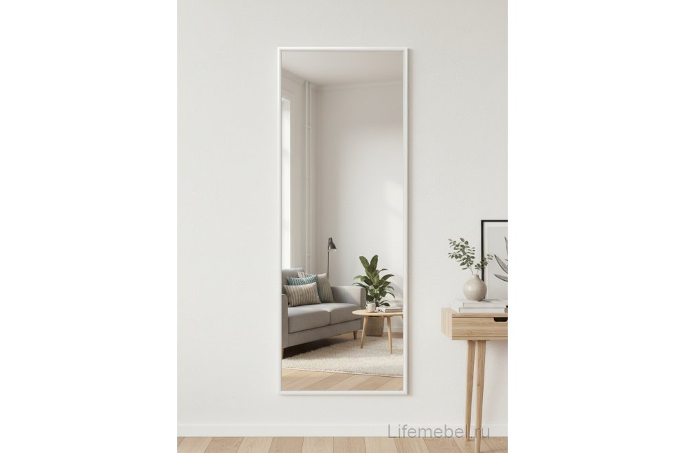 Зеркало Сельетта-5 белый